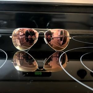 Rose Gold Ray Bans